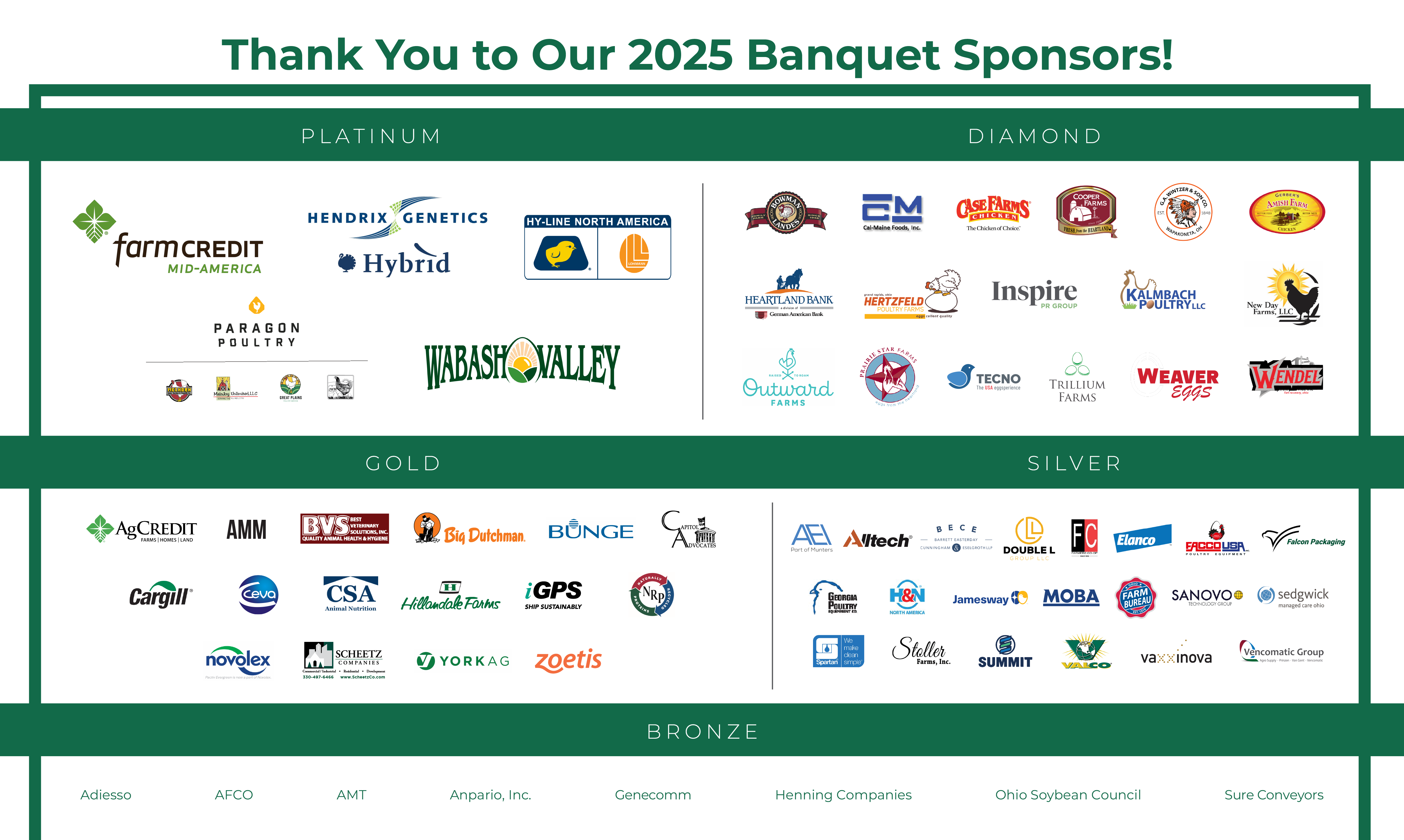 2025 Sponsors graphic